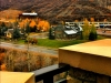 Colorful view from the Patio at 8k Restaurant at Viceroy Snowmass