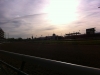 Backside of the track at Churchill Downs before Derby and Oaks