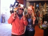 Carri Wilbanks and Todd Metcalf explore the gift shop at the Wild Animal Sanctuary 