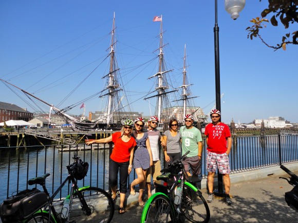 The Tour De Boston lands you in front of landmarks like the USS Constitution
