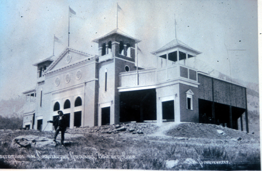 Chautauqua auditorium in 1898