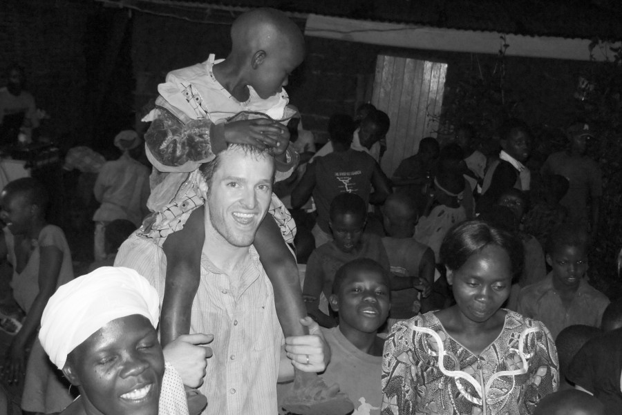 Dr. Eric Young on a trip to Uganda.