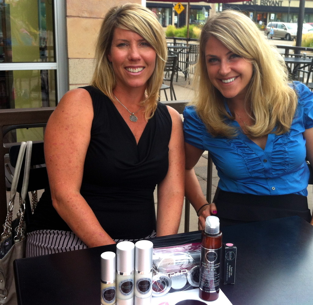 Carri Wilbanks with founder of Ultra Pure Cosmetics, Tracy Marshall