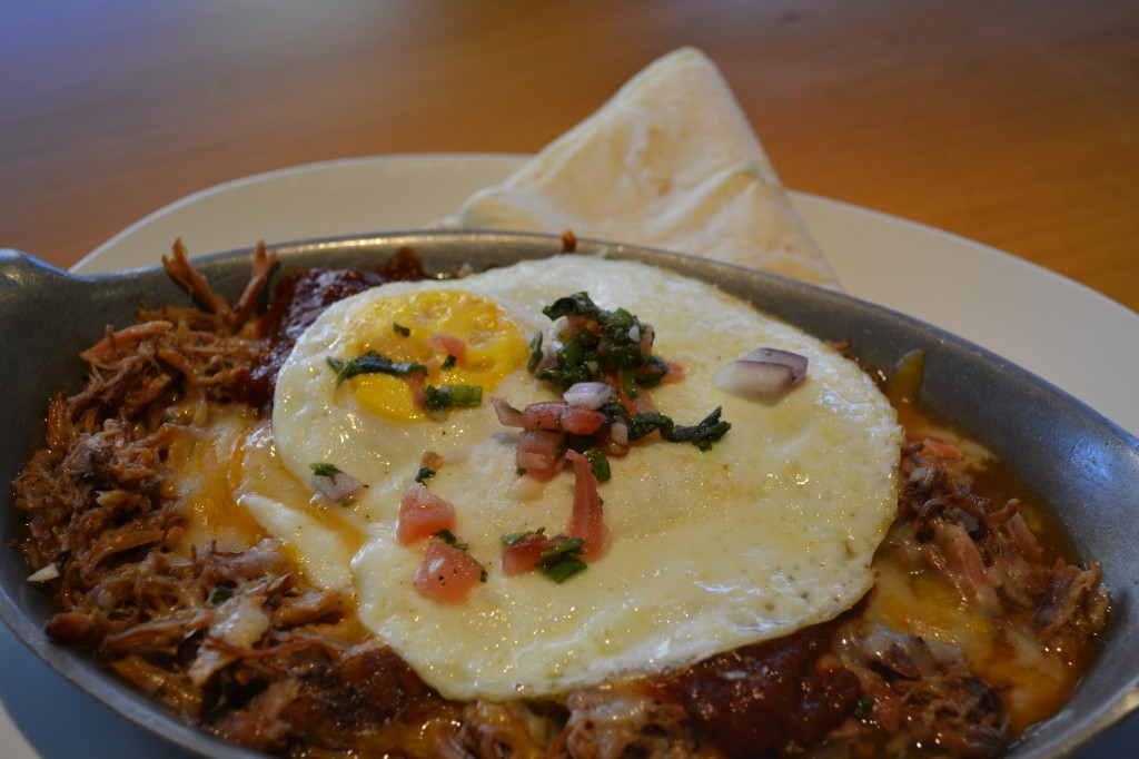 New Menu Items at Tom's Urban 24m the Urban Cowboy Egg Bake, will be served all day along with other breakfast items.