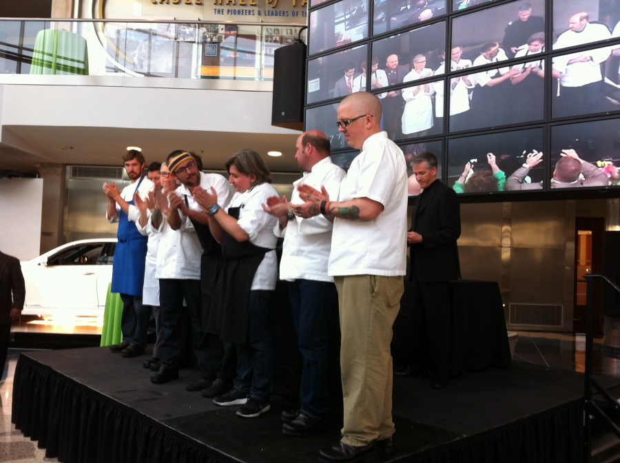 Chef's Line Up at Lexus After Party at University of Denver's Cable Center