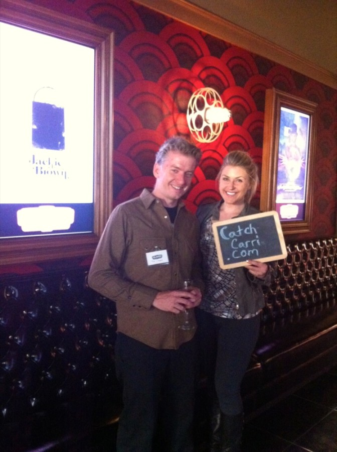 Carri Wilbanks with Founder & CEO of Alamo Drafthouse, Tim League.