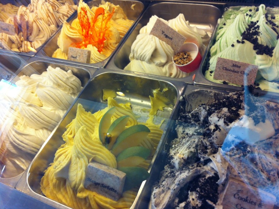 At Rimini you can find gelato, a secret blend hot cocoa, warm drink as well as soup and salad. 