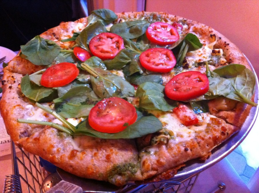 Salad Pizza From Blue Moose Offer A Dynamite Combination! 