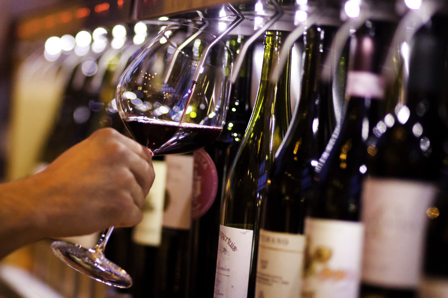 Vin 48 restaurant sommelier, Greg Eynon, will suggest a wine to best compliment your food choices.