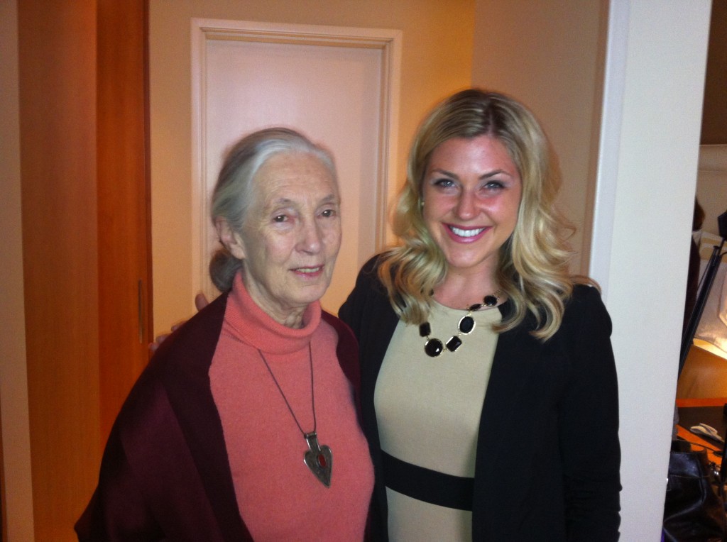 Carri Wilbanks with Dr. Jane Goodall