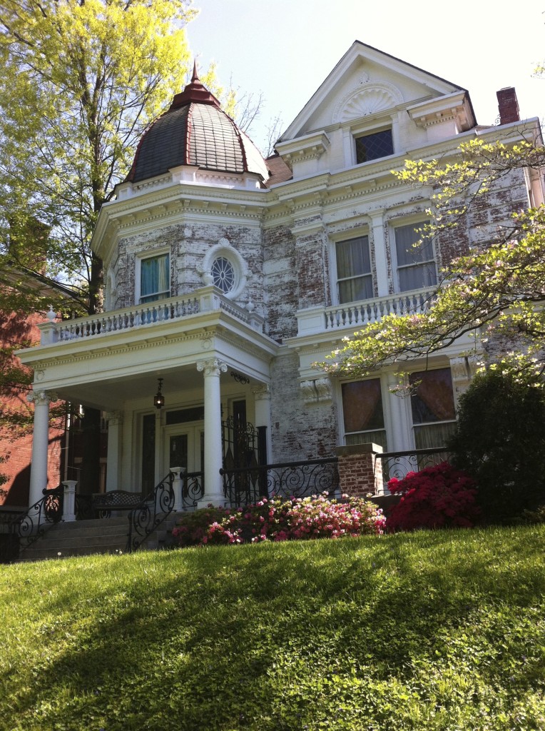Steps off Bardstown Road, Historic Homes Line the Street.