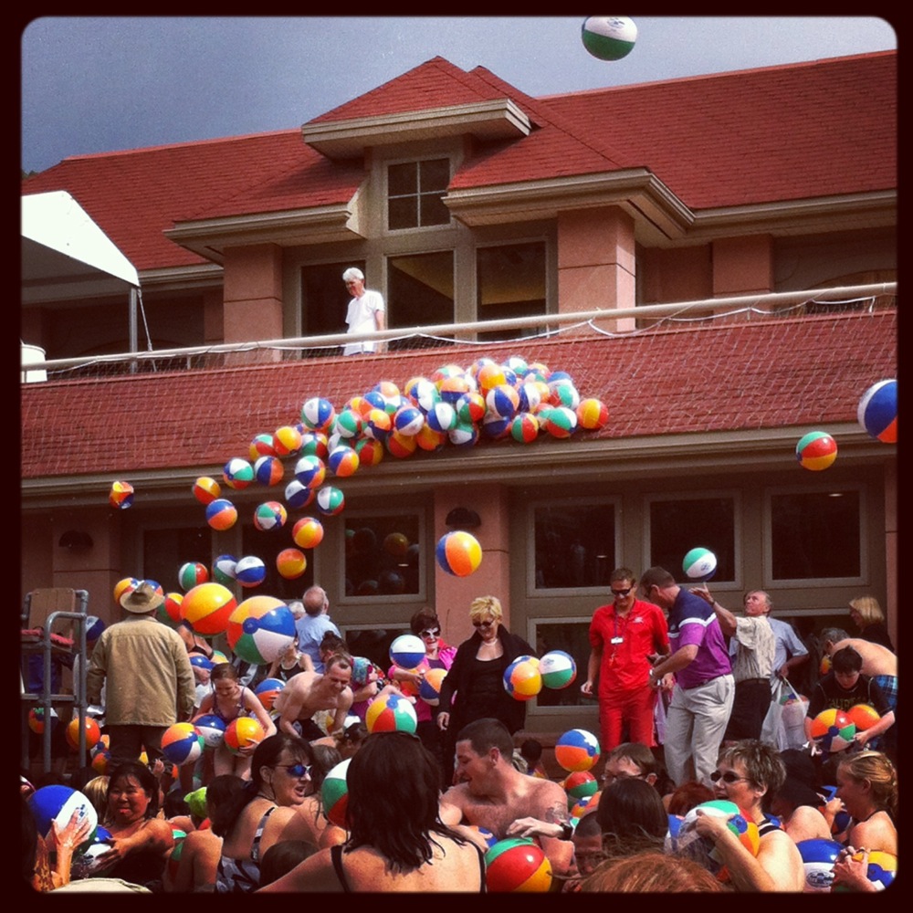 Glenwood Hot Springs Celebrates 125 Years with 1,000 Beach Ball Drop.