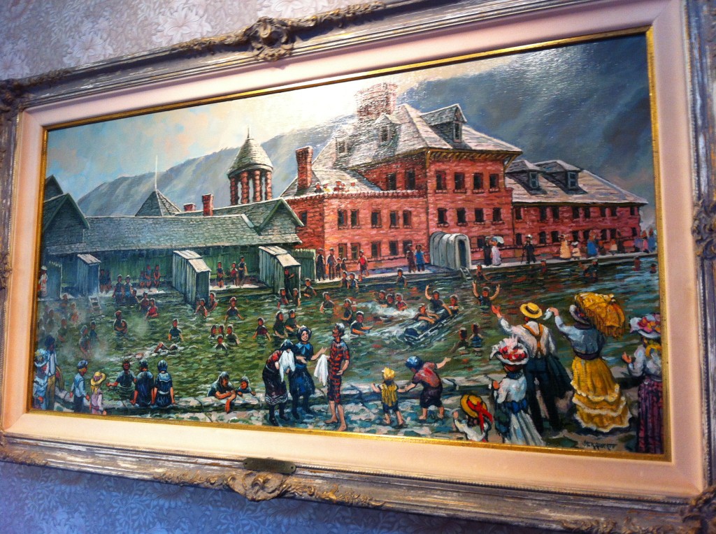 Artwork by Jack Roberts is displayed throughout the hotel