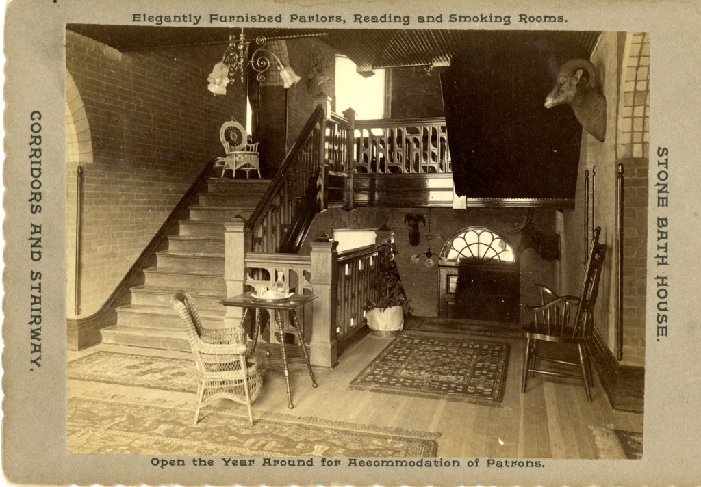 Formerly a bathhouse, the historic stairway still stands at the Glenwood Hot Springs Lodge.