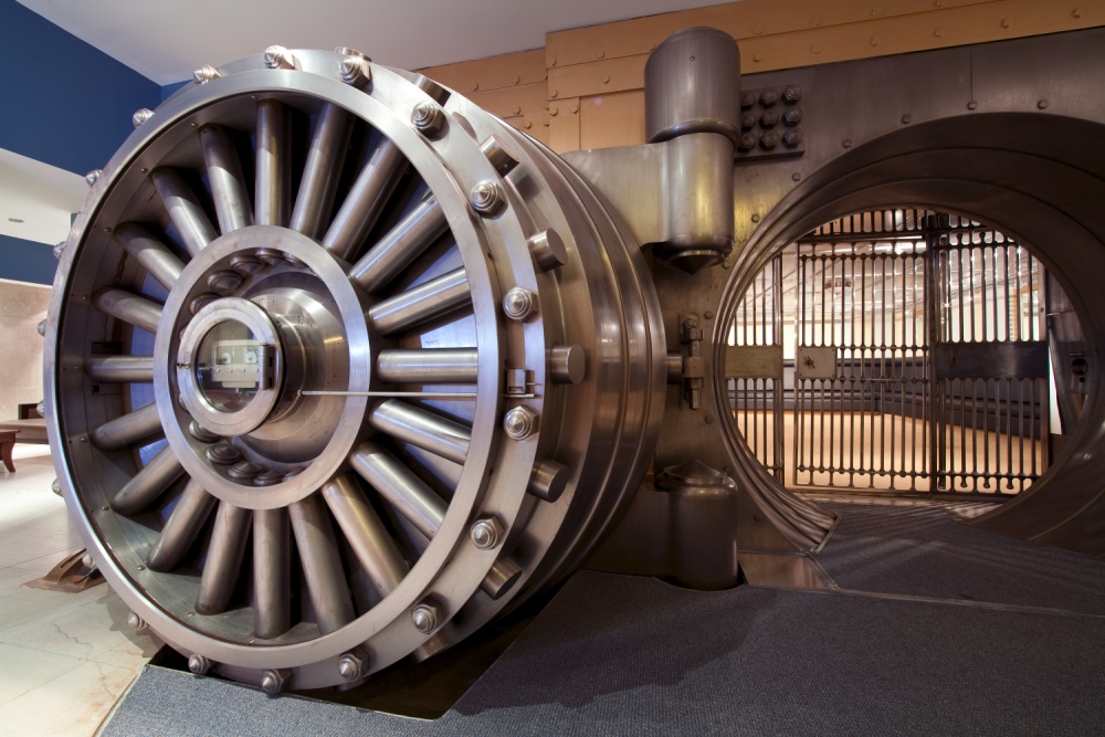Vault in the Basement of One King West in Toronto, Canada