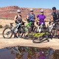 Biking in Moab with Rim Tours