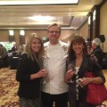 Carri Wilbanks with Former White House chef John Moeller at Denver International Wiinefest