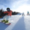 snowboarding at copper mountain