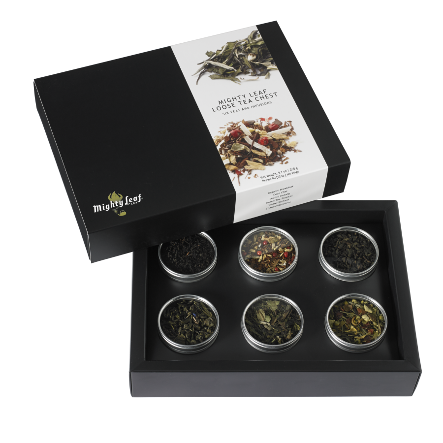 mighty leaf loose tea chest