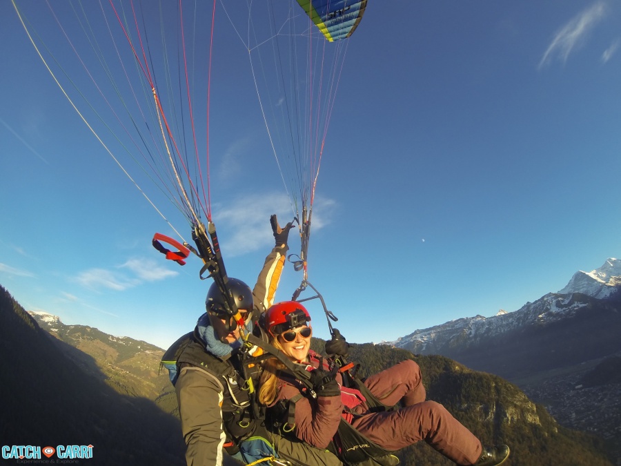 twin paragliding in interlaken