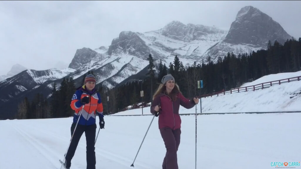 cross country skiing canmore